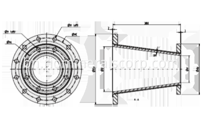 flotation rotor copper wear compatible Metso Outotec Chile